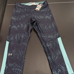 Under Armour Navy and Teal Leggings